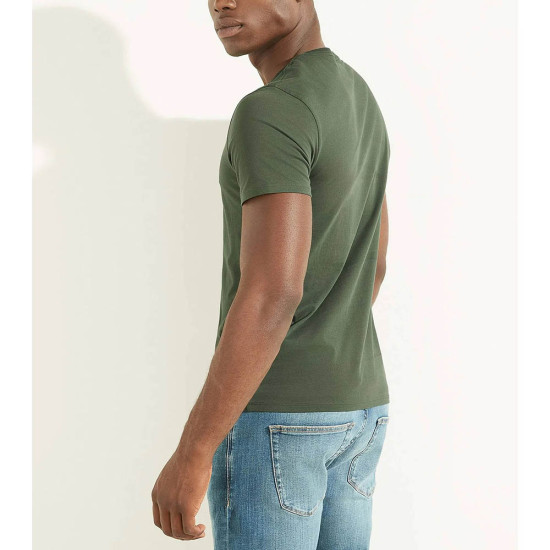 Guess Ανδρική κοντομάνικη μπλούζα Pima Embroidered Tee